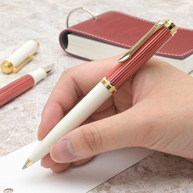Pelikan（ペリカン） ボールペン スーベレーン K600 レッドホワイト