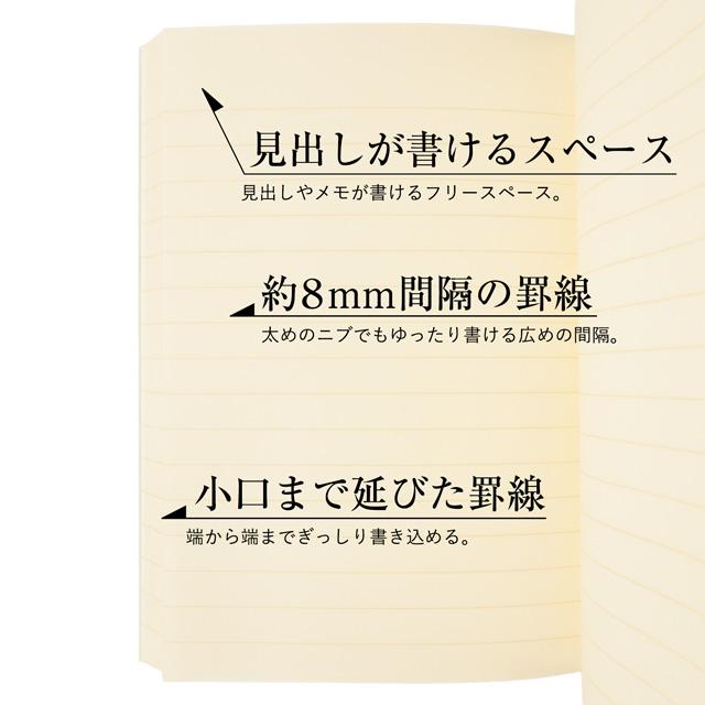 ノート A6 文庫本サイズ 罫線 ペント 大和出版印刷 NEO パピルス 単品
