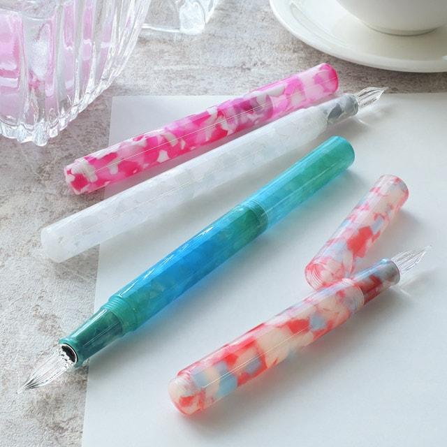 ガラスペン 寺西化学工業 ギター オーロラ ロング キャップ付 祖父