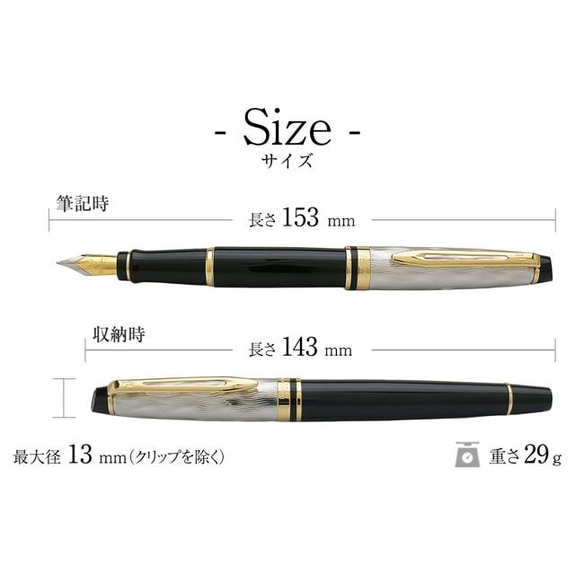 WATERMAN 万年筆 エキスパート デラックス リフレクションオブパリGT