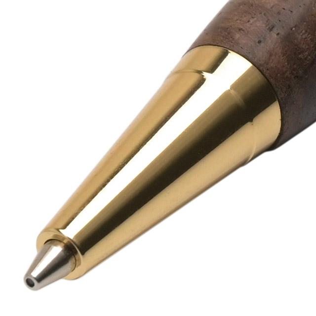 シャーペン 金井工房 スリムストレート クラロウォールナット 0.5mm