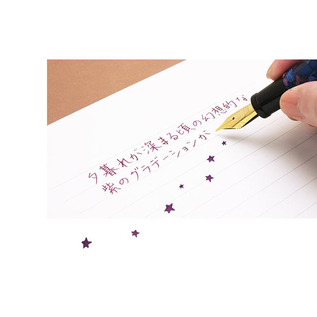 万年筆 ボトルインク セット ペント Pent シンフォニー ラルゴ 紫紺の