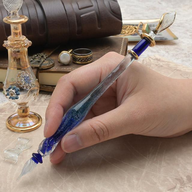 ガラスペン ペント by 硝子工房YUKI 栄華の薫り くゆり あすつく