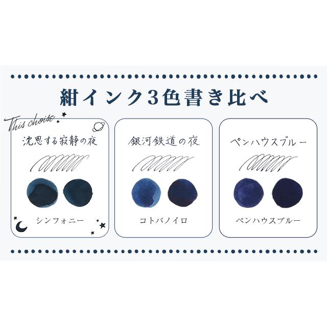 万年筆 インク ボトルインク ペント Pent シンフォニー 沈思する寂静の