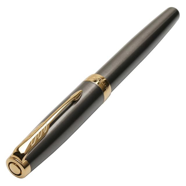 【未使用】Parker 万年筆 ソネット ダークグレー GT 18k ソネット 万年筆 名入れ パーカー グレイGT 2213781 PARKER プレゼント