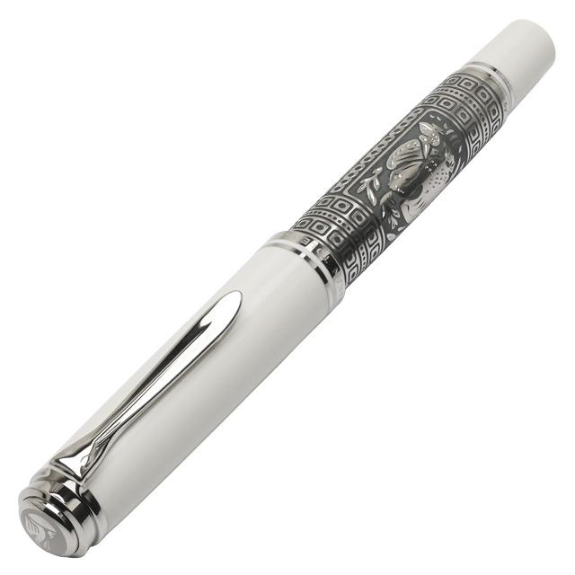 Pelikan M910 M 万年筆 黒・銀色 付属品完備 詳細ページ | 万年筆