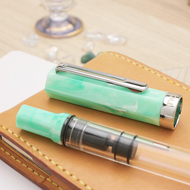 TWSBI（ツイスビー） 万年筆 ECO アマゾナイト エコ TWSBI EF 極細字 F