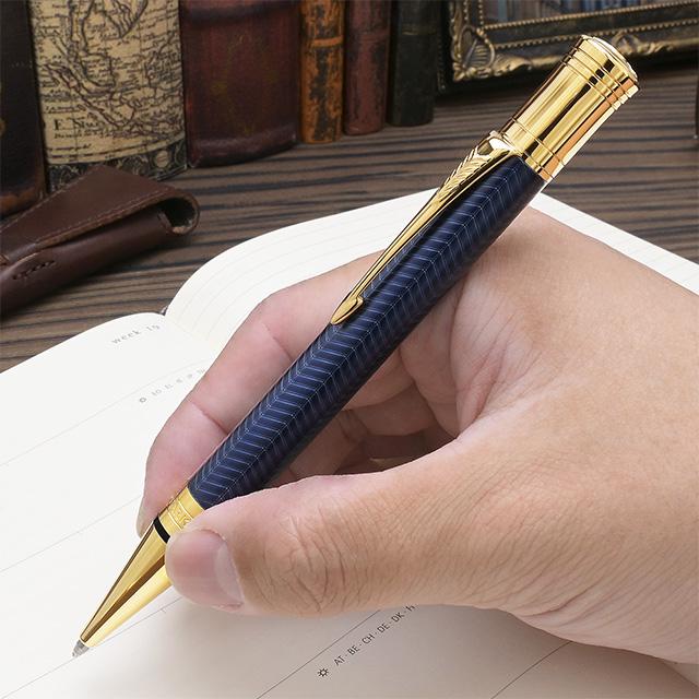 デュオフォールド ボールペン パーカー プレステージ ブルーシェブロン