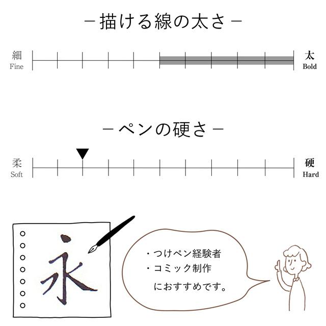 漫画　マンガ制作　替えペン先　カブラペン先　ゼブラなど　イラスト制作 Zebra Plumes de stylo Comic G en chrome