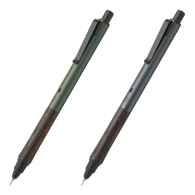 クルトガウッド　ブルーとグリーン　シャープペンシル　2本 Amazon.co.jp: シャーペン クルトガ ダイブ 0.5mm デンス