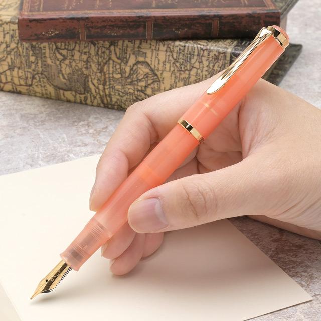Pelikan（ペリカン） 万年筆 ボトルインク セット アプリコット