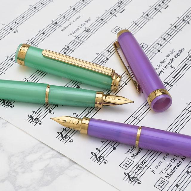 189 オーバーホール済み 万年筆 プラチナ PLATINUM ロング18k PLATINUM