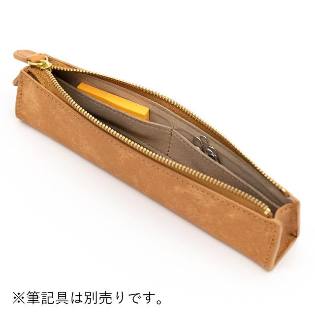 LUDDITE（ラダイト） ペンケース 筆箱 革 レザー トライラテラルペン