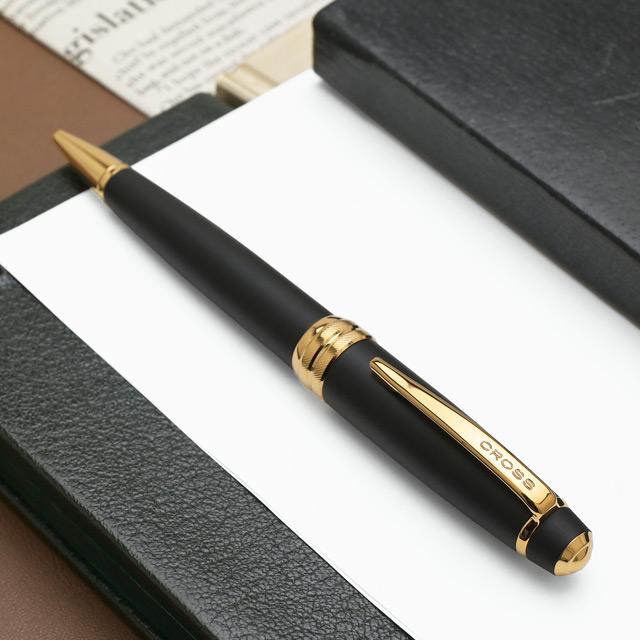 ボールペン 名入れ クロス ベイリー マットブラック＆ゴールド NAT0452-24 CROSS プレゼント クリスマス ギフト 爆買 替芯付き | ベイリー(CROSS) | 05
