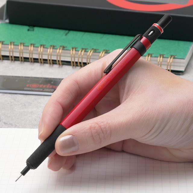 ロットリング シャーペン 製図用 ロットリング500 レッド 0.5mm 定規