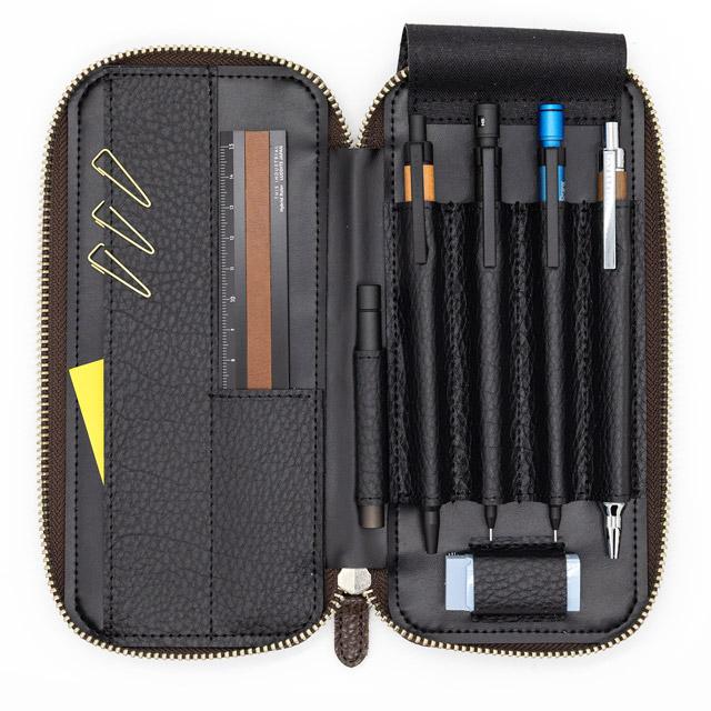 LUDDITE（ラダイト） ラウンドジップペンケース 革 筆箱