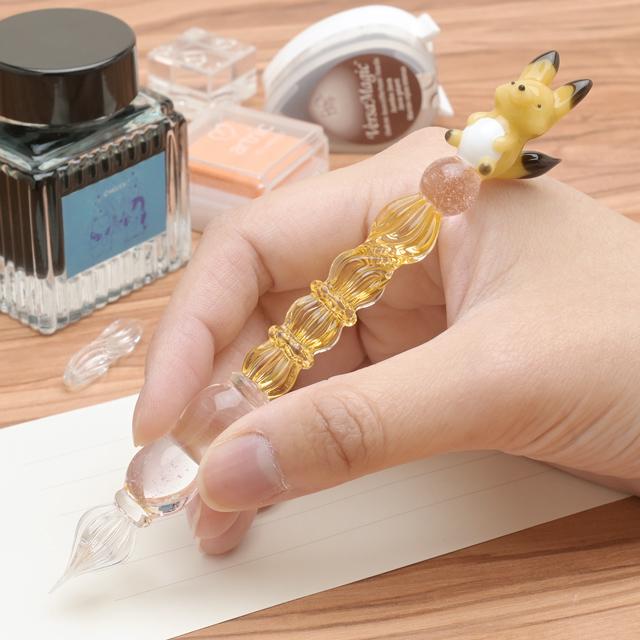 ガラスペン パラグラス animal glass pen キツネ paraglass あすつく