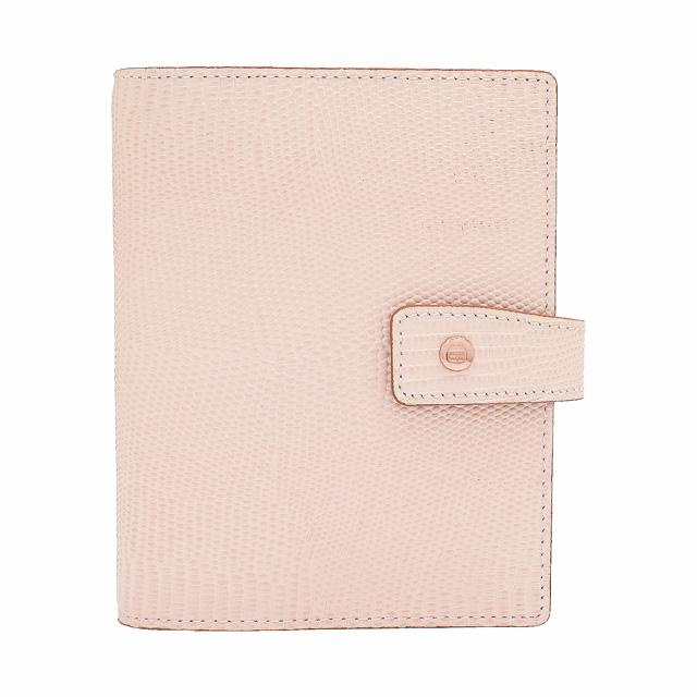 ネオフィナード システム手帳 M6 牛革 アシュフォード ローズゴールド