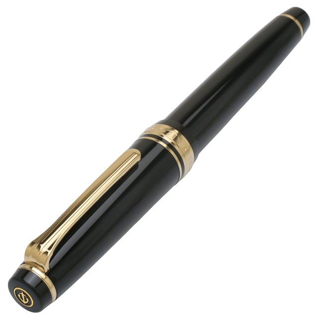 【未開封品】セーラー万年筆 プロフェッショナルギア 21k 細字 黒 金 プロフェッショナルギア セーラー SAILOR 21金 バイカラー仕上げ 大型
