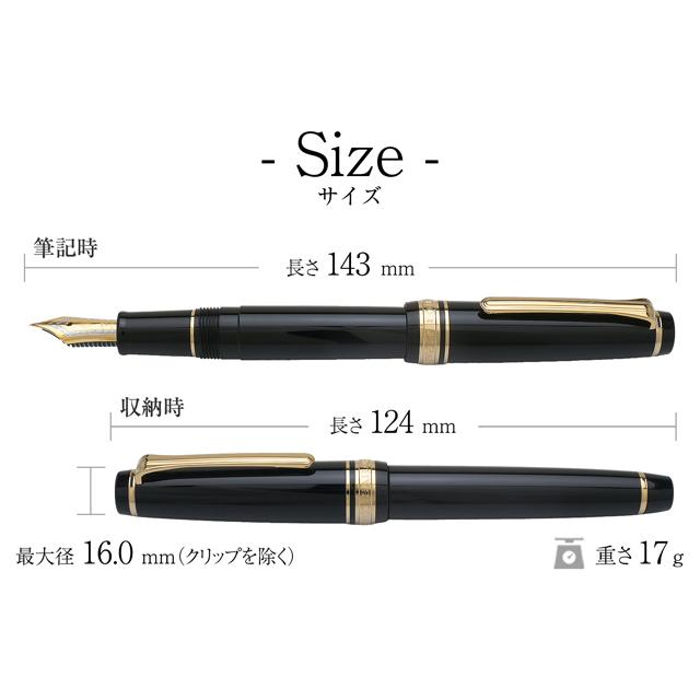 プロフェッショナルギア 万年筆 名入れ セーラー万年筆