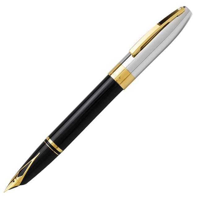 SHEAFFER（シェーファー） 万年筆 名入れ レガシー ブラック＆クローム