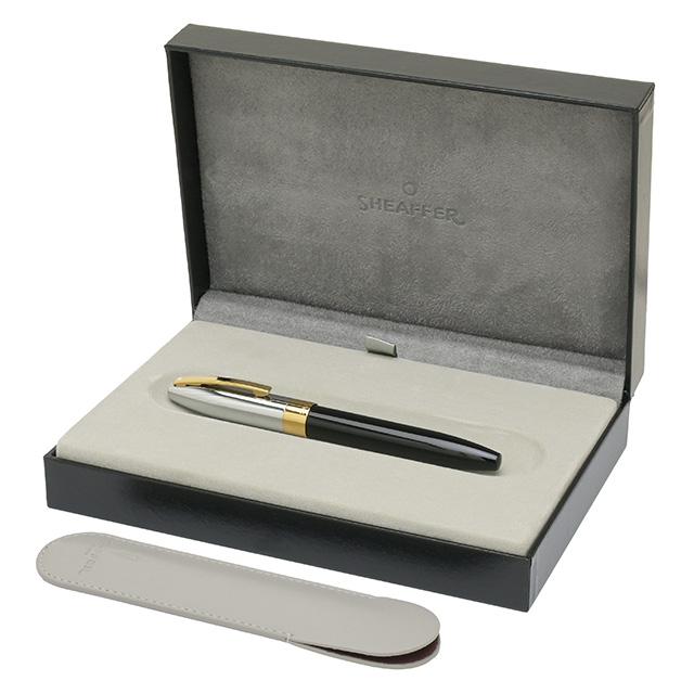 SHEAFFER（シェーファー） 万年筆 名入れ レガシー ブラック＆クローム