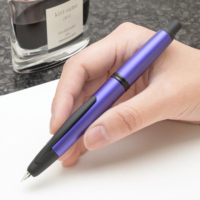 万年筆 パイロット 限定品 キャップレス 特殊合金ペン先 マットパープル PILOT 高級 爆買 クリスマス ギフト プレゼント あすつく | キャップレス | 05