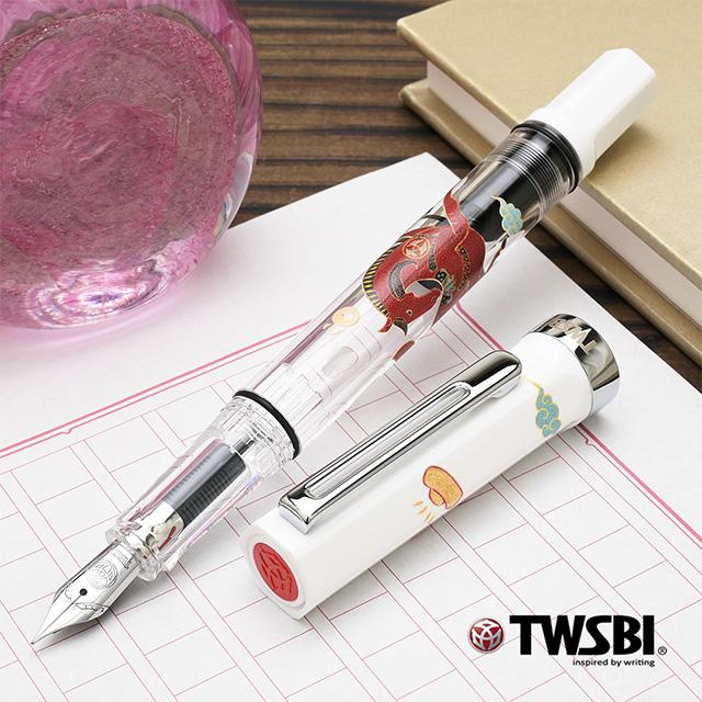 万年筆 ツイスビー ECO エコ ホワイトホース TWSBI プレゼント ギフト 爆買 クリスマス 白 馬 吸入式 透明 | TWSBI