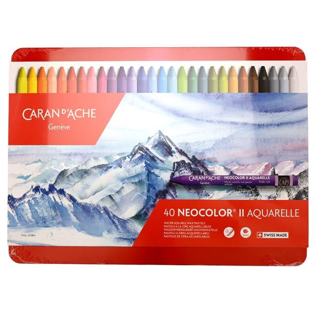 CARAN d'ACHE（カランダッシュ） 色鉛筆 40色 プレゼント 父の日2026