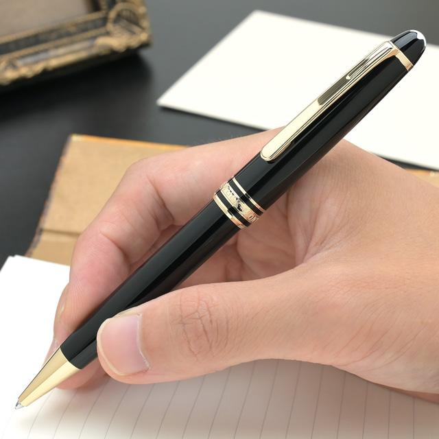 ボールペン 名入れ モンブラン マイスターシュテュック クラシック 164 ブラック U0010883 MONTBLANC あすつく 父の日｜penworld｜08