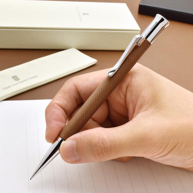 ファーバーカステル シャーペン ペンシル ギロシェ コニャックブラウン