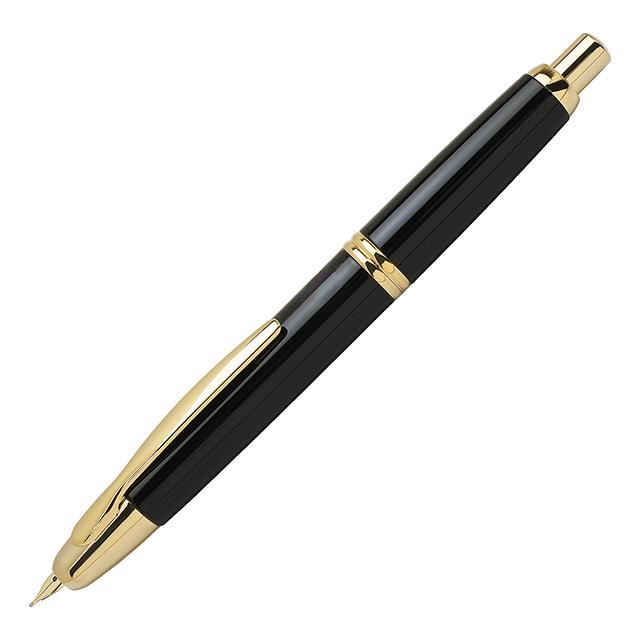 キャップレス 万年筆 名入れ パイロット ブラック FC-15SR-B PILOT