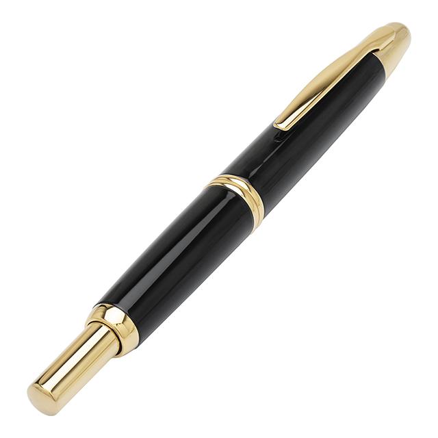 キャップレス 万年筆 名入れ パイロット ブラック FC-15SR-B PILOT