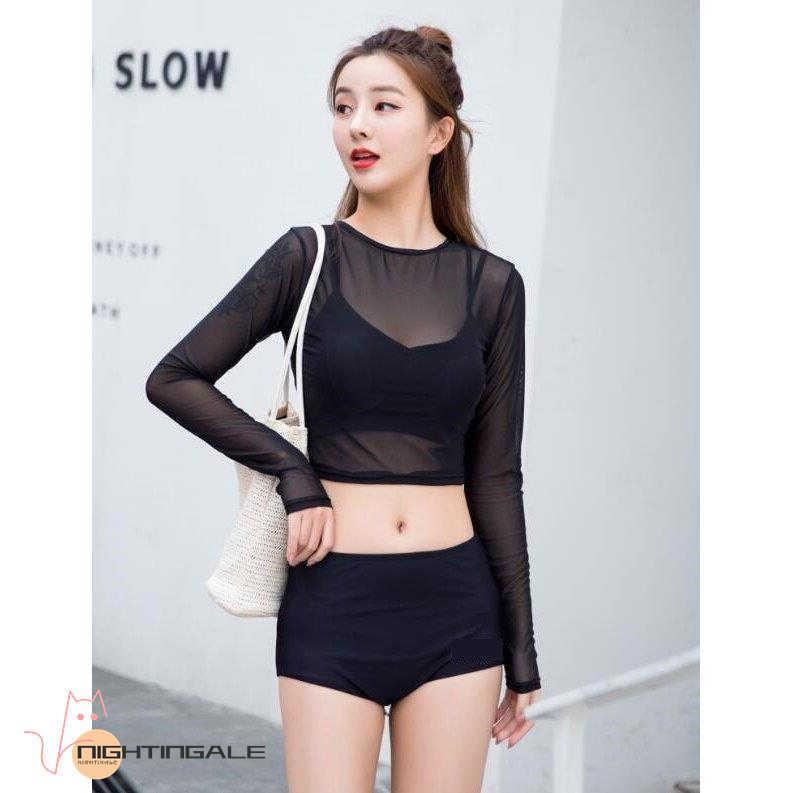 ブラック レディース ビキニ セクシー 韓国風 3点セット Uvカット 温泉 ショートパンツ ママ 水着 体型カバー 着痩せ 海水浴 ビーチ 小胸 代30代40代 人気のファッションブランド