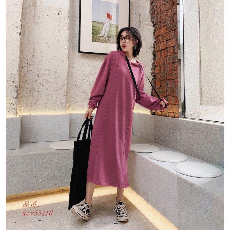 予約販売 本 マキシワンピース カジュアル ゆったり カットソーワンピ レディース マキシ丈 ロングワンピース パーカーワンピース 体型カバー 秋 30代 長袖 40代 ワンピース カラー Xl Www We Job Com