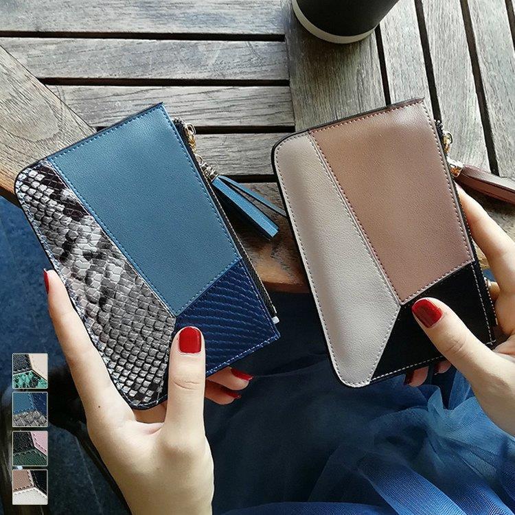 コインケース 本革 小銭入れ ミニ財布 レディース 大容量 カード入れ スリム 薄型 ファスナー 柄物 小物入れ 大人可愛い グリーン ファッション Bac26 アウトレット