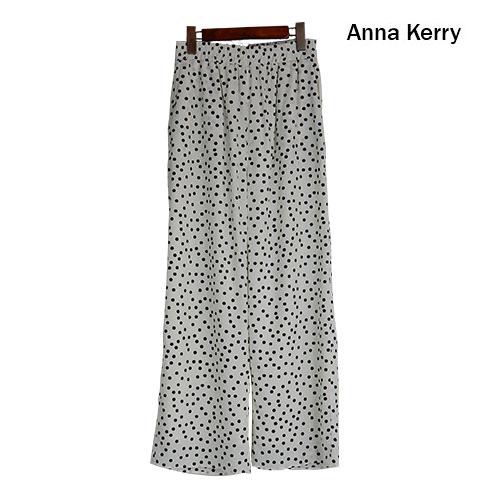 ANNA KERRY（アンナケリー） ドットパンツ トッドプリントパンツ 水玉