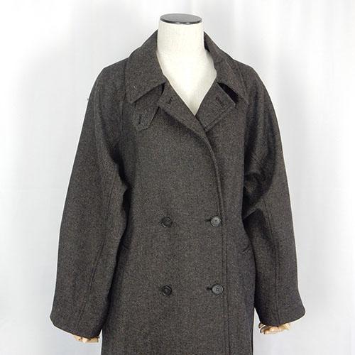 CLOCHE（クロッシェ）へリンボントレンチコート ロングトレンチ へ