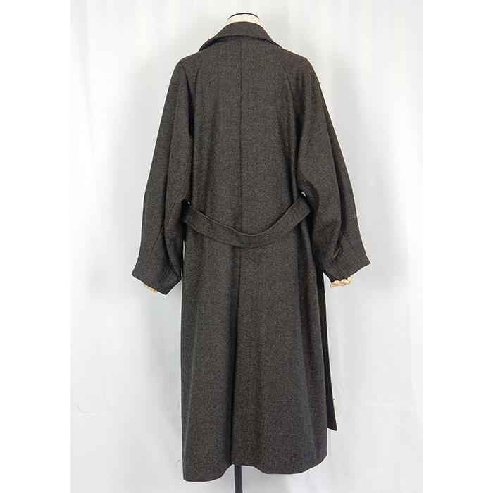 CLOCHE（クロッシェ）へリンボントレンチコート ロングトレンチ へ