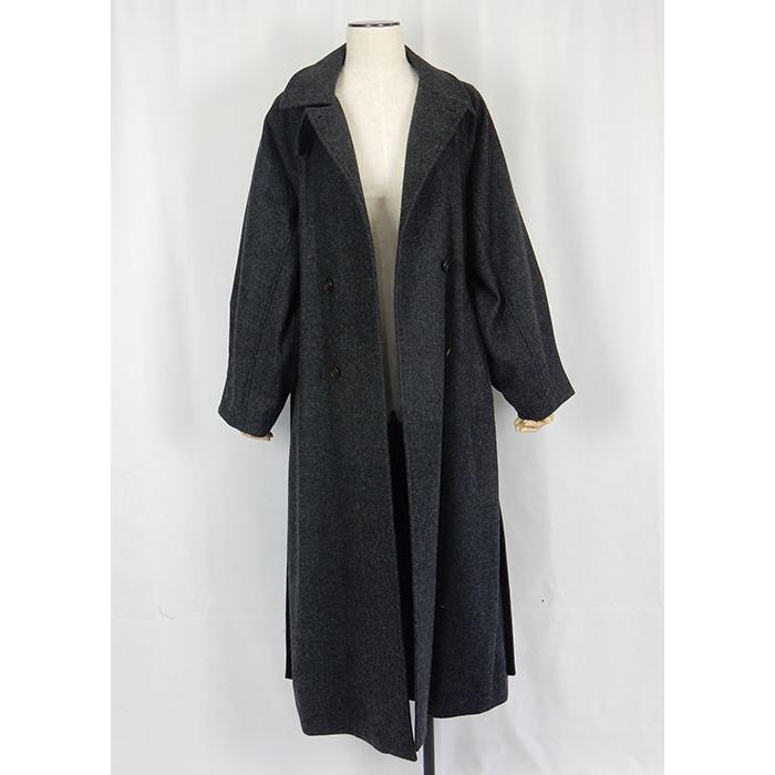 CLOCHE（クロッシェ）へリンボントレンチコート ロングトレンチ へ