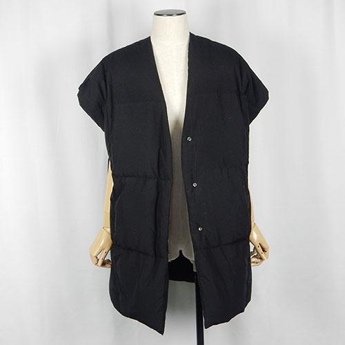 CLOCHE（クロッシェ） Vネックダウンベスト 2WAY リバーシブルダウン