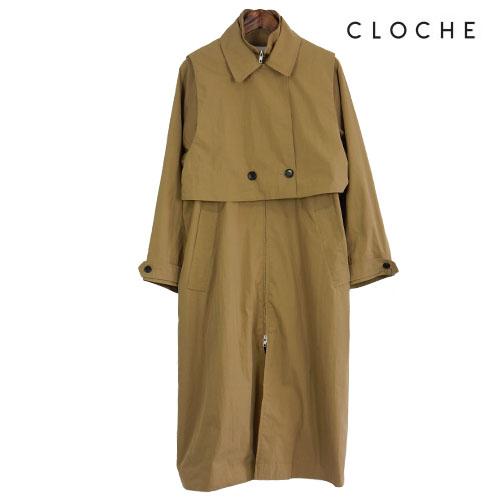CLOCHE（クロッシェ）トレンチコート マルチウェイ クロップド丈の