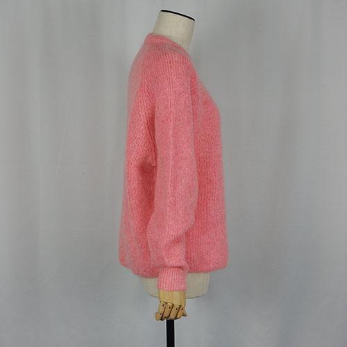 CLOCHE（クロッシェ） モヘアニット クルーネック 蛍光色 丸首 モヘヤ