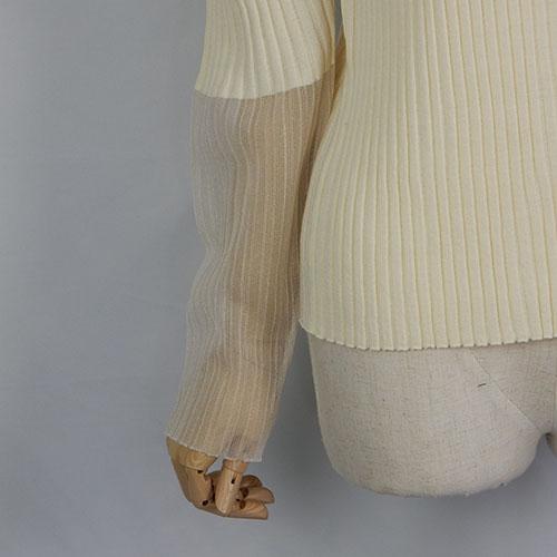 CLOCHE(クロッシェ)ケープニット ジップ ケープ　 チャコール CLOCHE(クロッシェ)ケープニット ジップ ケープ チャコール