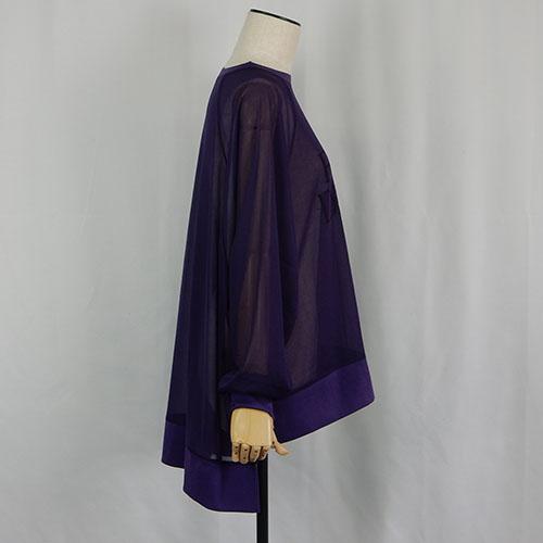 CLOCHE - クロッシェ CLOCHE♥新品未使用 チュールスウェット CLOCHE（クロッシェ） ドルマンスリーブロゴプリントトップス シアー