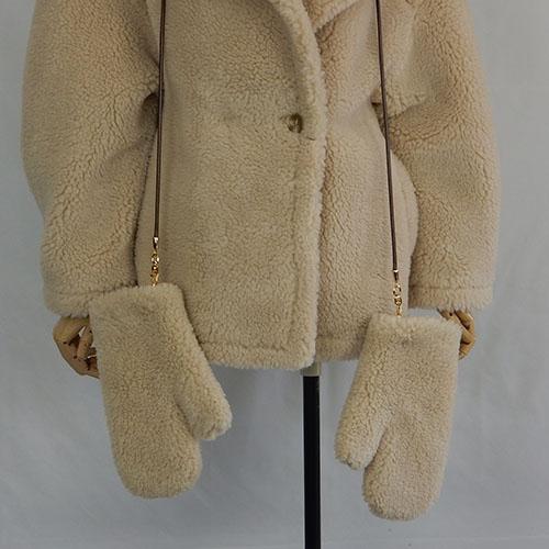 NUS（ヌース）テディボアテーラーミドルコート 広めの袖ぐり 大きめ