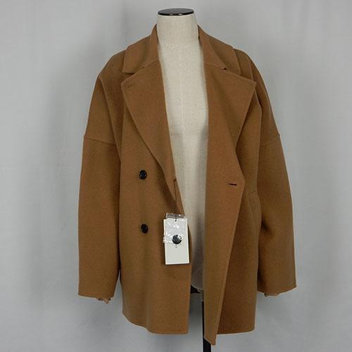 CLOCHE（クロッシェ）新着 ハンドメイドコート 上質素材 ハーフコート