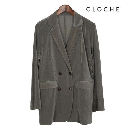 CLOCHE (クロッシェ) メッシュジャケット CLOCHE（クロッシェ） メッシュベロアジャケット テーラードジャケット
