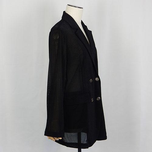 CLOCHE（クロッシェ） メッシュベロアジャケット テーラードジャケット