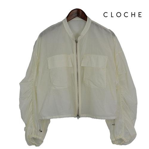 CLOCHE（クロッシェ） ジップブルゾン ミリタリーポケット 袖下 